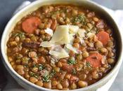 Lentilles carottes lardons cookeo