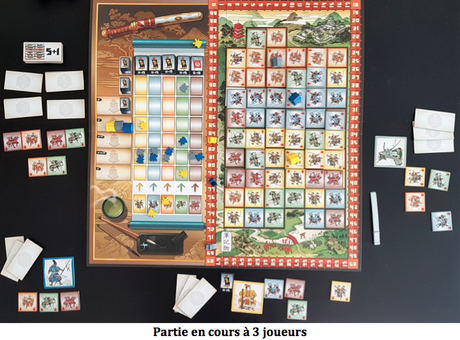 Gunkimono, rime avec bataille de dominos chez Renegade France et Origames.