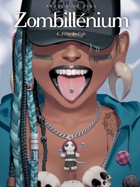 Couverture ZombillÃ©nium, tome 4 : La fille de l'air