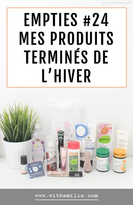 Empties #24 | Mes produits terminés du moment