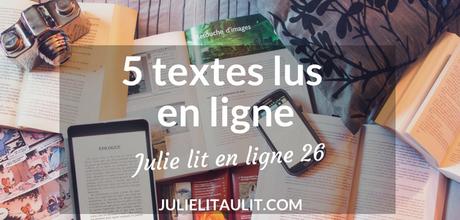 Julie lit en ligne | Semaine 26