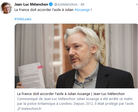 #Assange : tout mon soutien à ses victimes