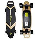 Hiboy Longboard électrique 4 Roues avec capteur de gravité Intelligent, Double Moteur, [Planche en Bambou 7 Couches] et Fente pour Un Transport Facile - Modèle GS01