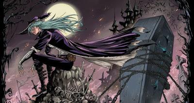 Marry Grave tome 1 - illustration couleur 01 - Sawyer et son cercueil