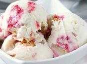 Glace framboises spéculoos