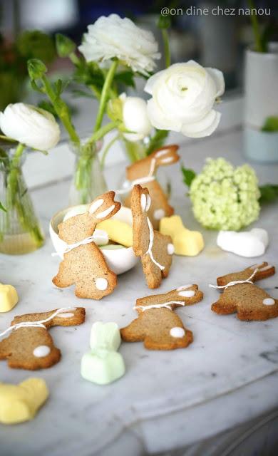 gluten free , sablés , petits gâteaux , pâques , farine de sarrasin