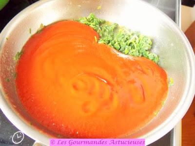 Oseille farcie au sarrasin et sauce aux orties (Vegan)