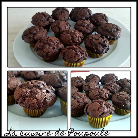 Muffins corsés au chocolat Muffins corsés au chocolat