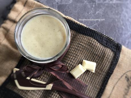 Pâte à tartiner maison au chocolat blanc recette facile au companion thermomix ou sans robot