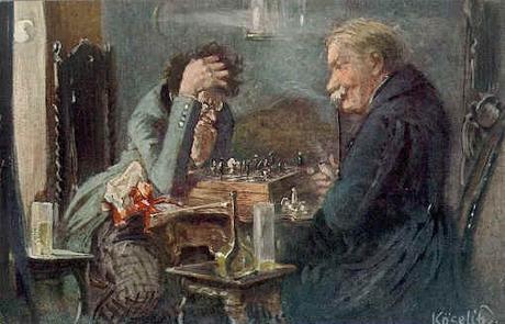 Les joueurs d'échecs de Rudolf Köselitz (1861-1948)