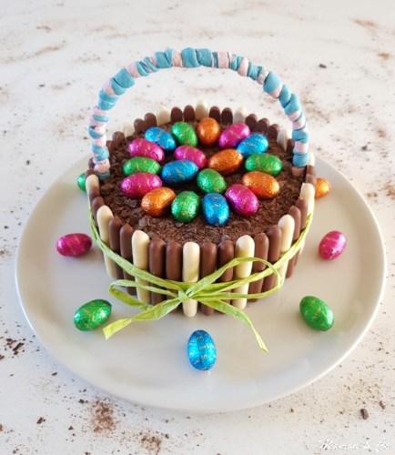 Gâteau panier de Pâques