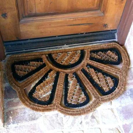 outside door mats exterior door mats petals half moon door mats extra large outside door mats funny amazon doormat