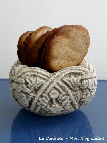 Tuiles aux graines de sésame