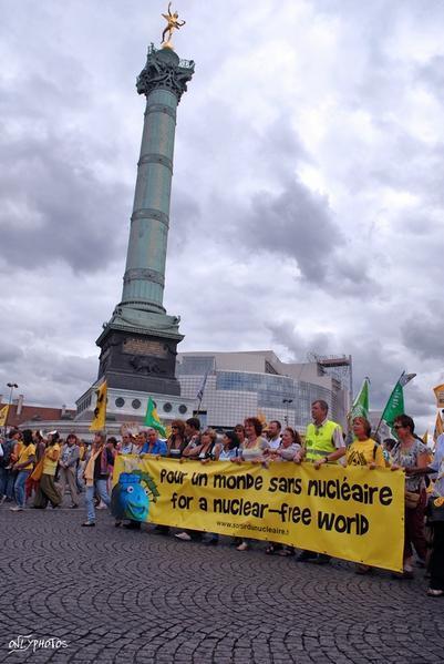 Manifestation contre les dangers de l'énergie nucléaire - Paris