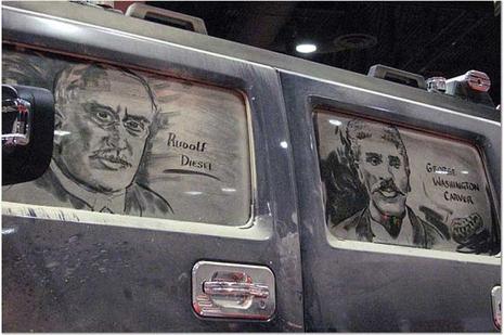 Images sur la poussière