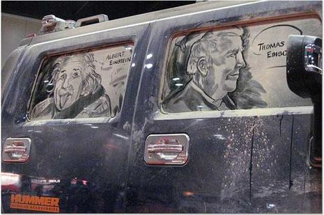 Images sur la poussière