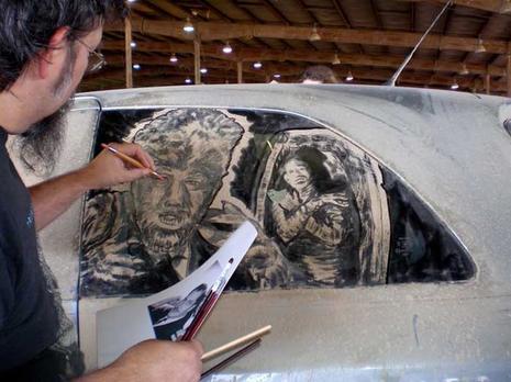 Images sur la poussière