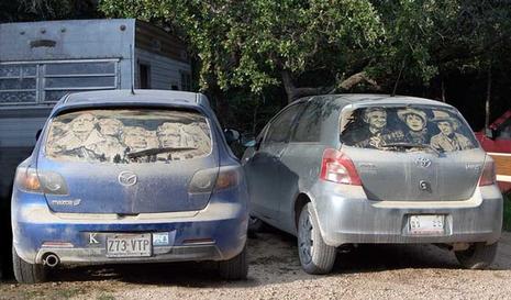 Images sur la poussière