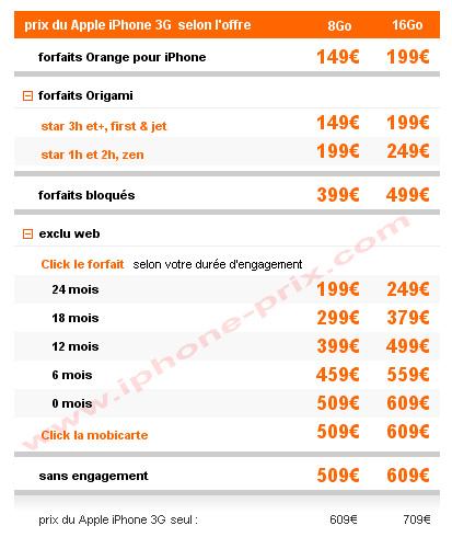 prix_iphone_3G_Orange image