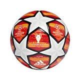 adidas DN8676 Soccer Ball Homme, Top:White/Active Scarlet Red Bottom:Bright Orange/Solar Gold/Black, FR : M (Taille Fabricant : 5)