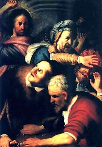 rembrandt Jésus chassant les vendeurs (1654).jpg