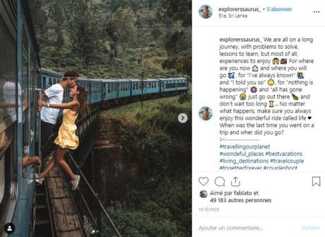 Les instagrameurs vont-ils trop loin ? Ces instagrameurs critiqués après leur photo acrobatique dans un train en marche