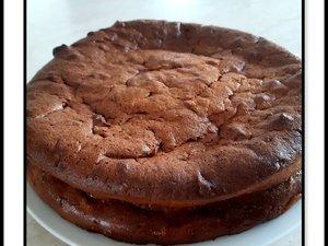 Gâteau fondant au chocolat & poires