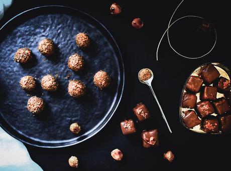 Chocolats pralinés feuilletés Chocolats pralinés feuilletés