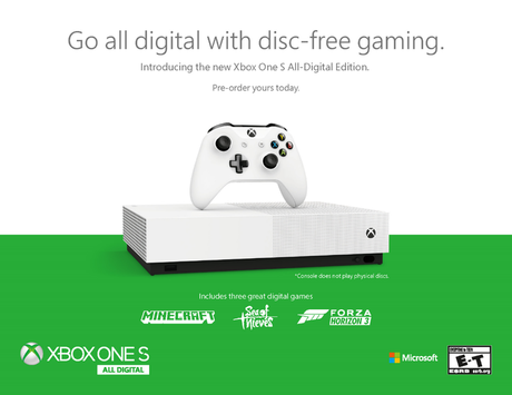 Précommande –  Xbox One S All-Digital