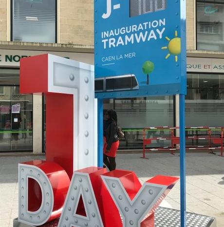 #Caenlamer - Projet #tramway2019 - J-100 : il débarque le 27 juillet 2019 !