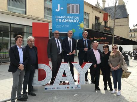 #Caenlamer - Projet #tramway2019 - J-100 : il débarque le 27 juillet 2019 !