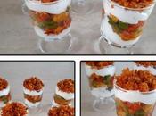 Verrines printanières poivrons