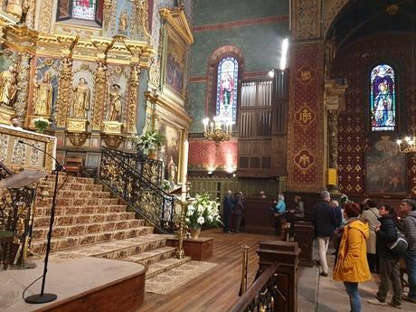 Messe de Pâques à St Jean-de-Luz, dite par Mgr Marc Aillet L'orgue du choeur restauré