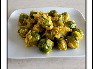 Choux de Bruxelles à l’indienne