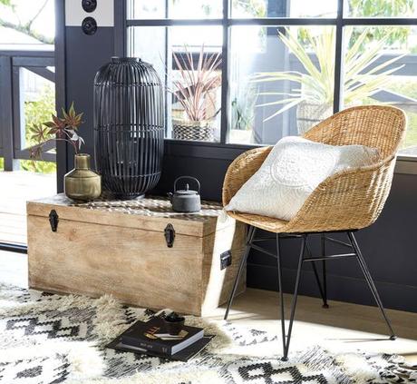 Quand le rotin revient avec l’été ! fauteuil en rotin