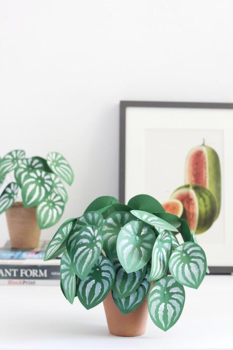 Plante en papier DIY : la solution idéale quand on n’a pas la main verte !