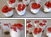 Verrines chantilly feta pesto