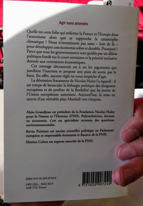 [Lecture] Agir sans attendre : notre plan pour le climat