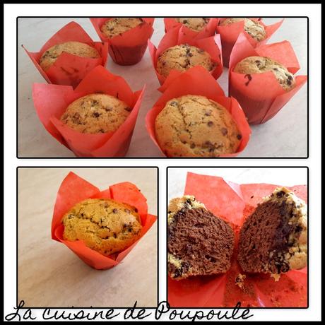 Coofins, moitié cookies, moitié brownie Coofins, moitié cookies, moitié brownie