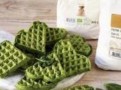 Gaufres salées épinards