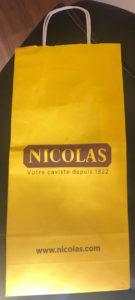Le Sac en Supplément… mais deux fois? Chez Nicolas.