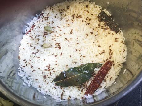 Riz parfumé – Jeera rice / Riz au cumin