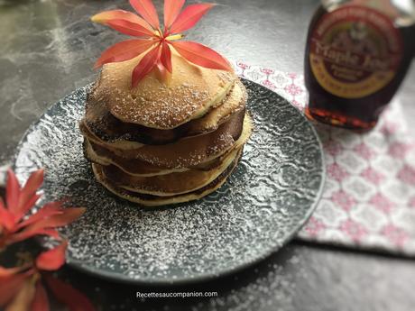 Pancakes très moelleux facile et rapide de Hervé Cuisine au companion thermomix ou sans robot