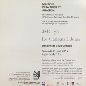 Maison Elsa Triolet Aragon   COMBAS « L’écrit et l’image »  18 Mai au 15 Septembre 2019