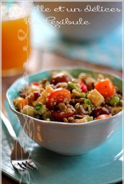 ~Salade de «quinoix» aux tomates et aux edamames~