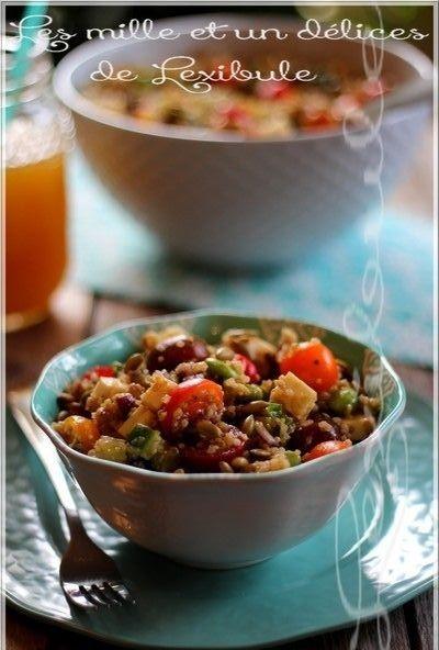 ~Salade de «quinoix» aux tomates et aux edamames~