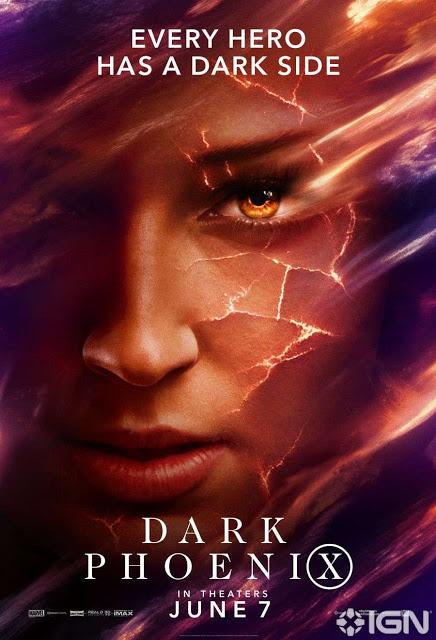 Affiches personnages US pour X-Men : Dark Phoenix de Simon Kinberg