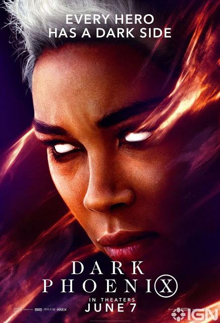 Affiches personnages US pour X-Men : Dark Phoenix de Simon Kinberg