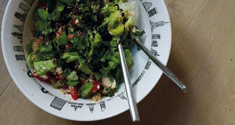 Salade Quinoa et ail des ours