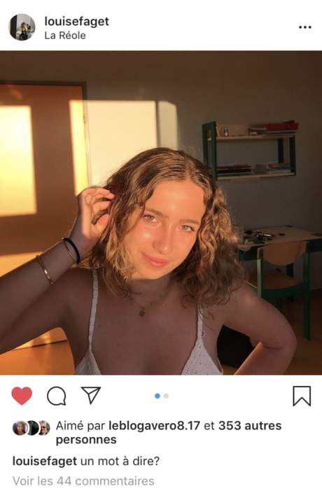 Comment ma copine Louise m’a gratté sur Instagram!